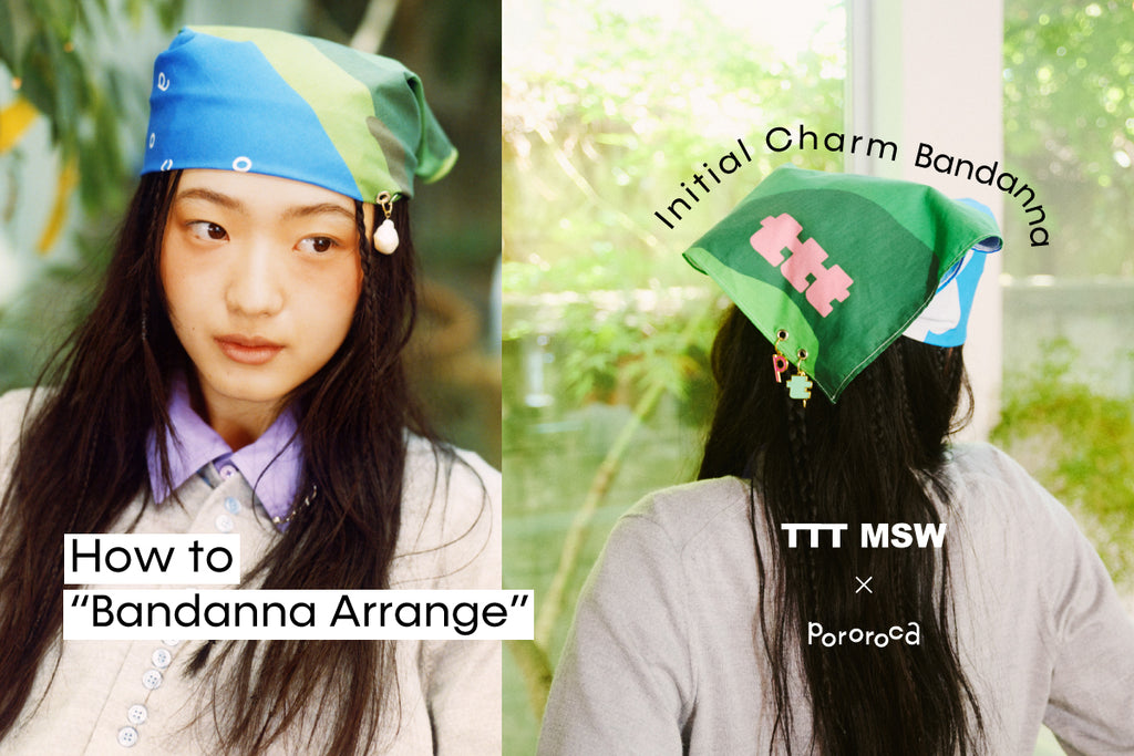 Bandanna arrange「Initial Charm Bandana」