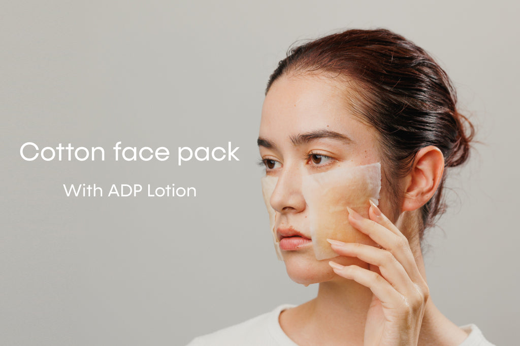 Cotton face pack  -コットンパックで肌にうるおいを-